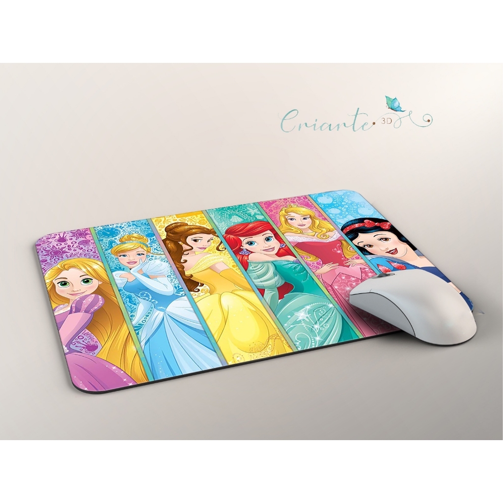 Mouse Pad Princesas em Oferta na Shopee