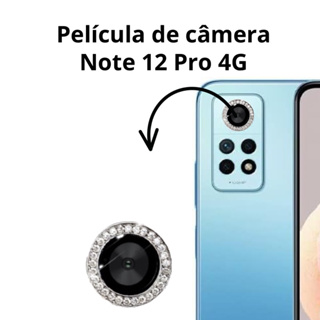 Película Câmera Xiaomi Redmi Note 12 Pro 4G em Vidro 3D Protetora com brilho strass e pedraria em Oferta na Shopee