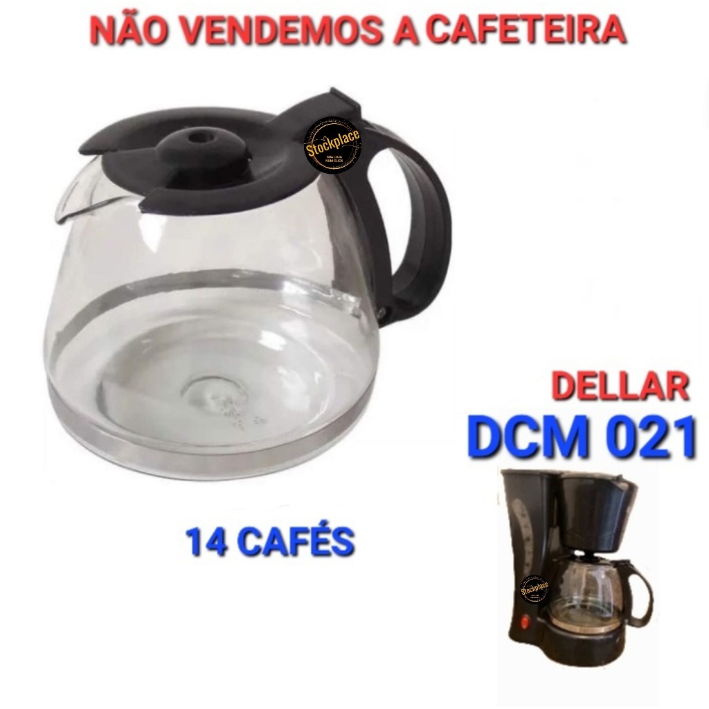 JARRA COMPATÍVEL PARA CAFETEIRA DELLAR DCM 021 - 14 CAFÉS