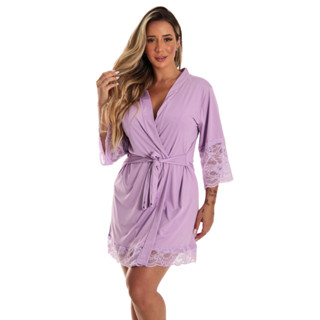 Robe Renda Luxo Hobby Noiva Lua De Mel Gestante E Pós Parto
