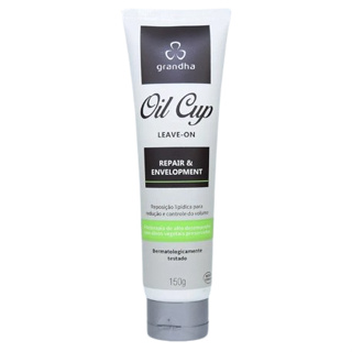 Oil Cup Leave-on 150g Finalizador para Controle de Volume dos Cabelos Alisados e Ressecados em Oferta na Shopee