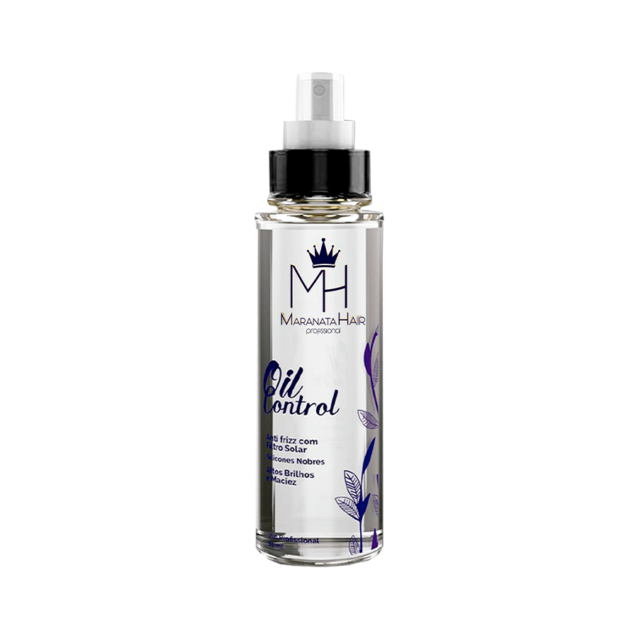 Detalhes do Óleo com Proteção Térmica e Solar (Resultados profissionais) Oil Control 60ml Maranata Hair