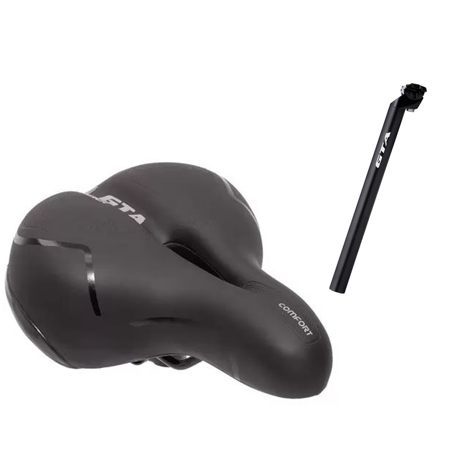 Kit Selim Banco Confort Gel Tech e Canote 27.2 x 350mm GTA