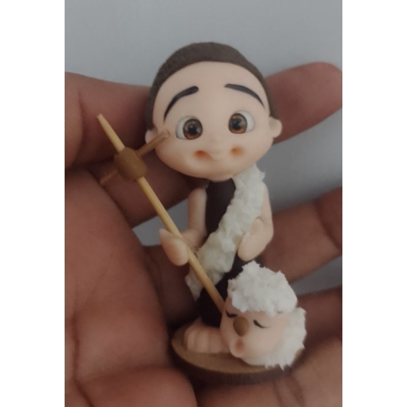 santinhos santinhos de biscuit são João Batista sao joao São João Batista miniatura de santinho santinhos