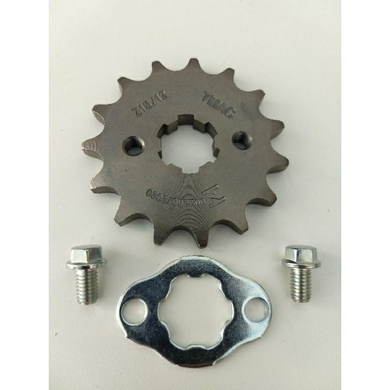 Pinhão Transmissão + travas Nxr Bros 160 / Titan 150 / Start 150 / Xre 190 / Fan 150 (16 Dentes)