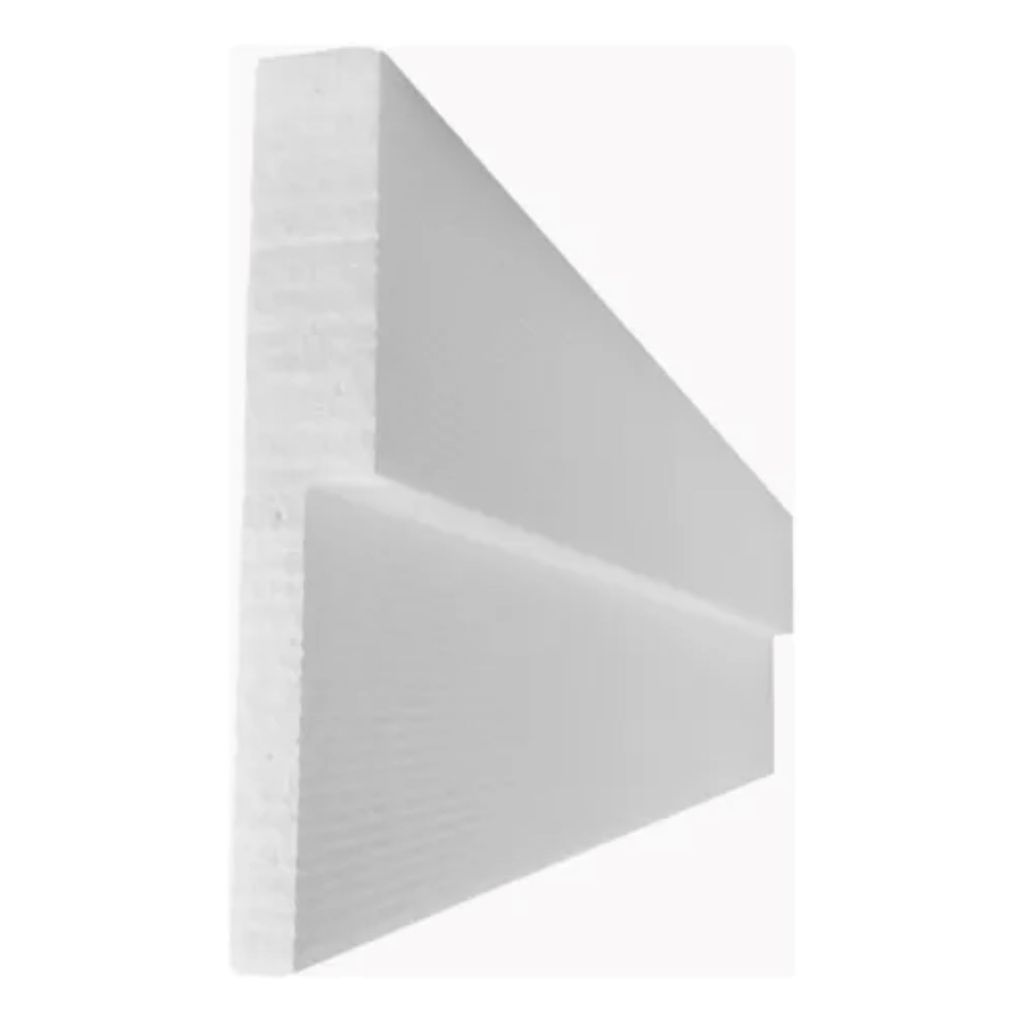 Moldura roda teto em isopor sanca kit com 5 metros peça com 20cm de face Hobbyart Molduras - KUAD 20 2D