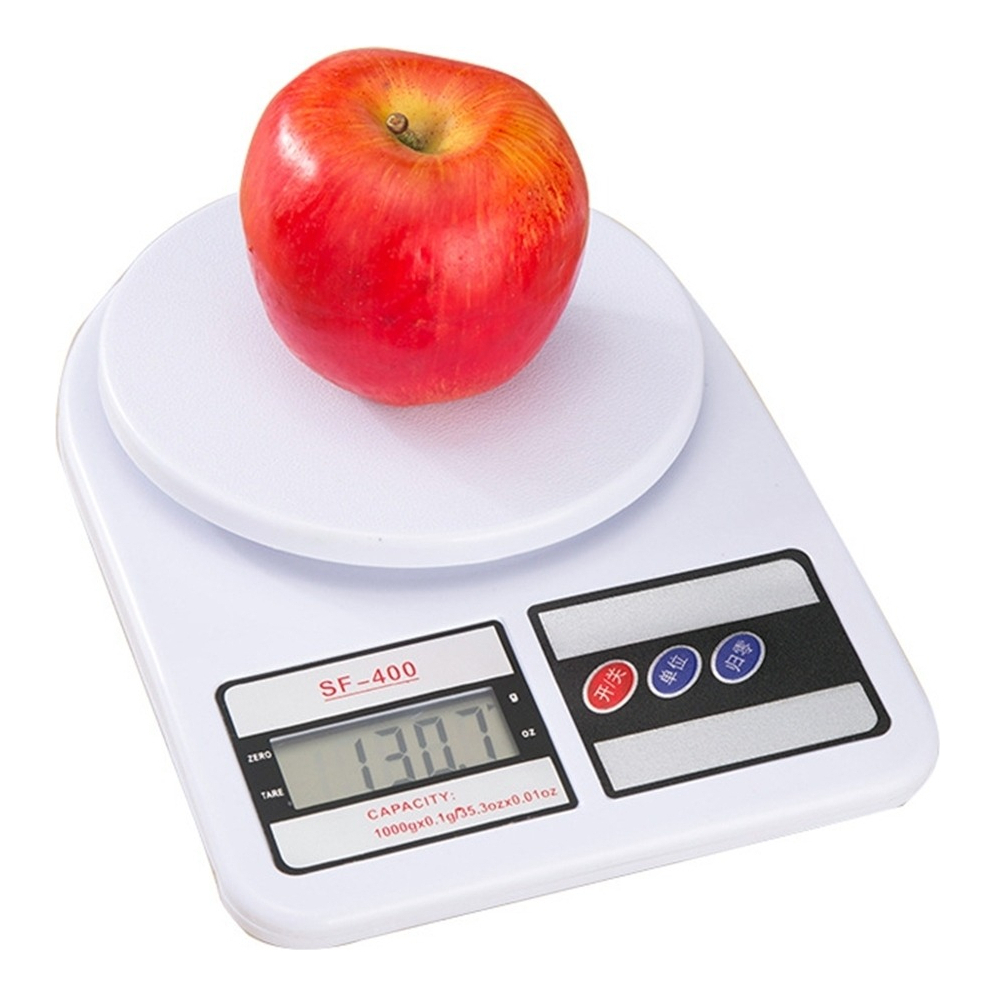 Balança Digital de Cozinha Alta Precisão de Alimentos 10kg Pilha Dieta Fitness