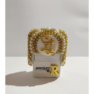 Carimbo Personalizado p10 com Strass + borrachinha em Oferta na Shopee