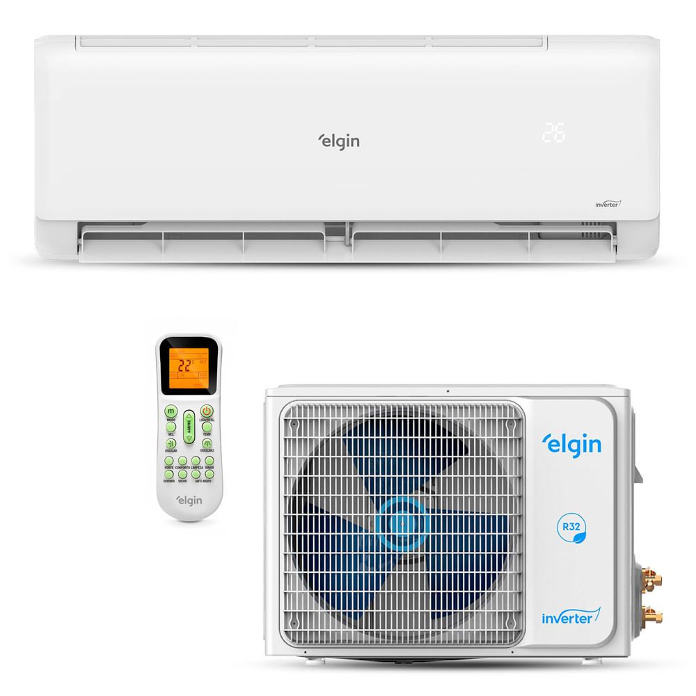 Ar Condicionado Split Hi Wall - Inverter R-32 - Eco Ii - Elgin - 9.000 Btus - Frio - 220v Monofásico em Oferta na Shopee