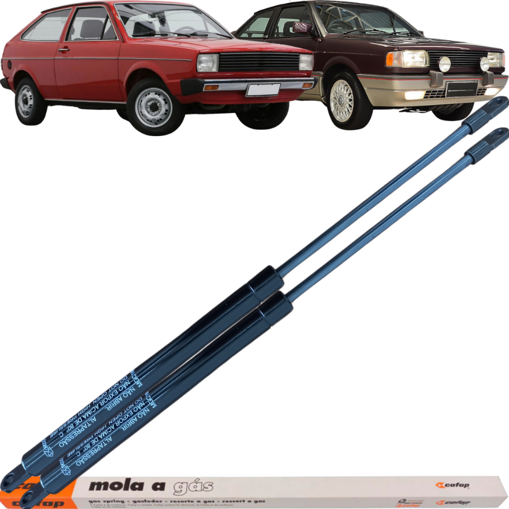 Par de Amortecedor Tampa Traseira Mala Gol 1.8 1980 a 1994