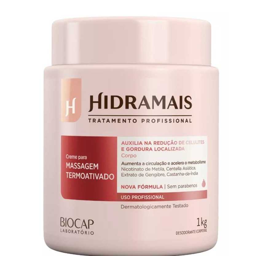CREME HIDRAMAIS PARA MASSAGEM TERMOATIVO 1KG