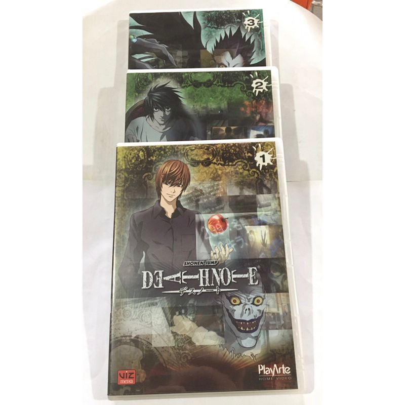 DVD Death note - 3 volumes playarte original
