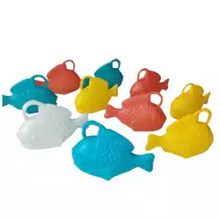 Kit 30 Peixinho Peixe Pescaria Festa Criança Brinquedo Lembrancinha Aniversario Prenda Quermesse
