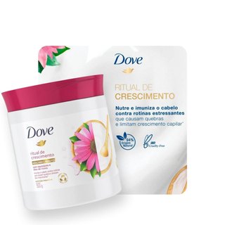 Máscara Condicionante Dove Nutrição Intensa Ritual de Crescimento 1 minuto 500g em Oferta na Shopee