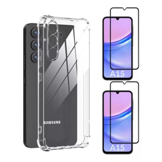 Capa Capinha Case + 2 Películas de Vidro 3D para Samsung Galaxy A15