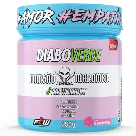 PRE TREINO DIABO VERDE MANSAO MAROMBA 250G FTW