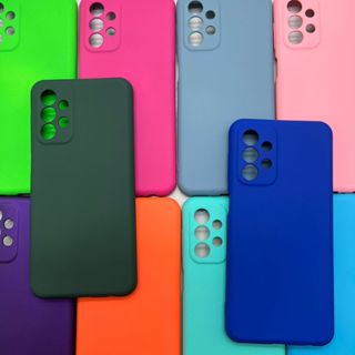 Capa Silicone Aveludada - A23 - Para Samsung Kit Capa + Pelicula 3D ou Só 1 Capinha Aveludada em Oferta na Shopee
