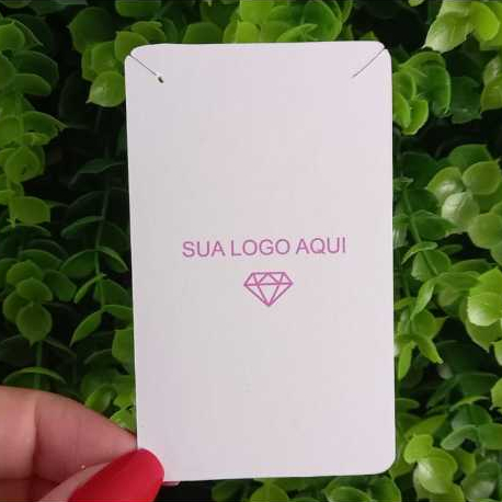 Tag colar - Personálizavel -50 unidades em Oferta na Shopee
