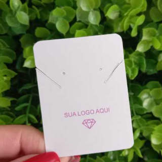 Tag colar e brinco MINI - Personálizavel- 45 Unidades em Oferta na Shopee