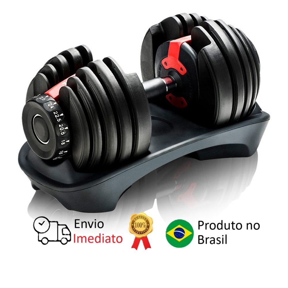Halter Deend Dumbell Iron Ajustável 24kg em Oferta na Shopee