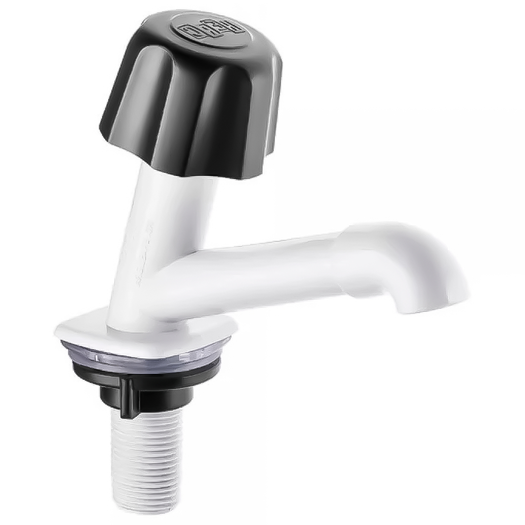 Torneira Para Lavatório Em Plástico Branco 1/2 Pol. Para Pias PVC Banheiro Lavabo em Oferta na Shopee