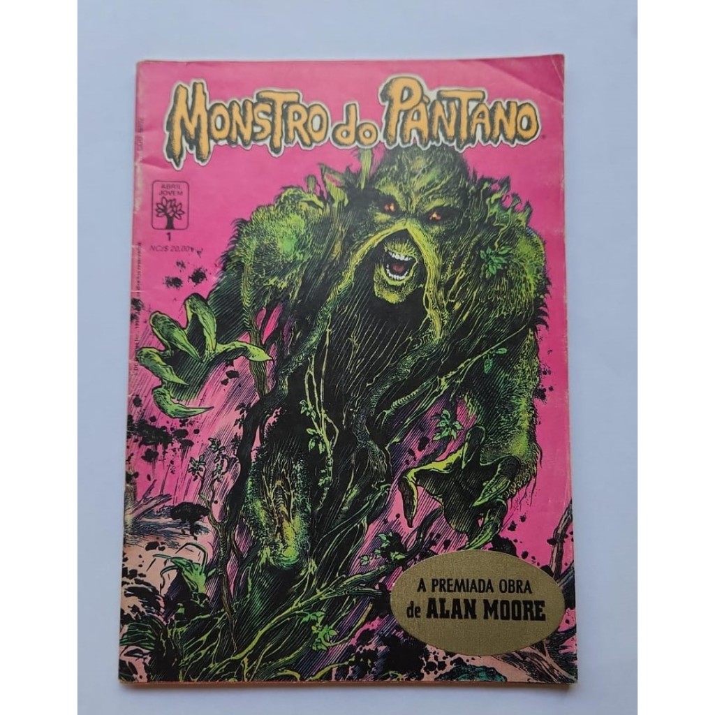 GIBI HQ MONSTRO DO PANTANO EDITORA ABRIL FORMATINHO DO 1 AO 8 1990 VALOR DA UNIDADE