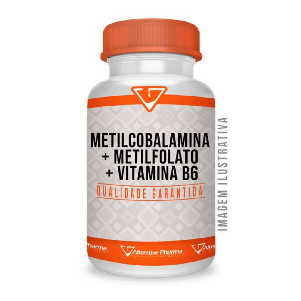 Metilcobalamina 1mg e Metilfolato 1mg com Vitamina B6 15mg 45 Comprimidos em Oferta na Shopee