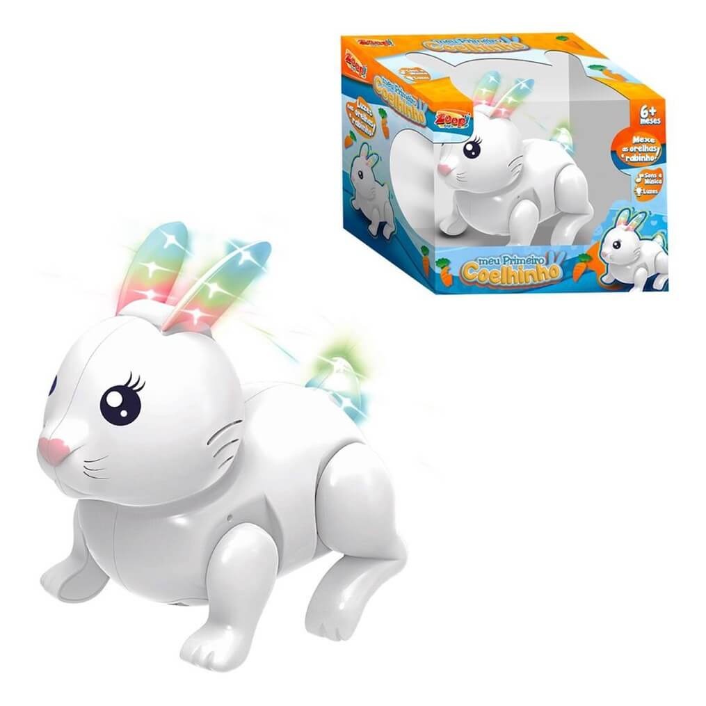 Brinquedo Coelhinho Saltitante Com Sons, Músicas E Luzes - Zoop Toys em Oferta na Shopee