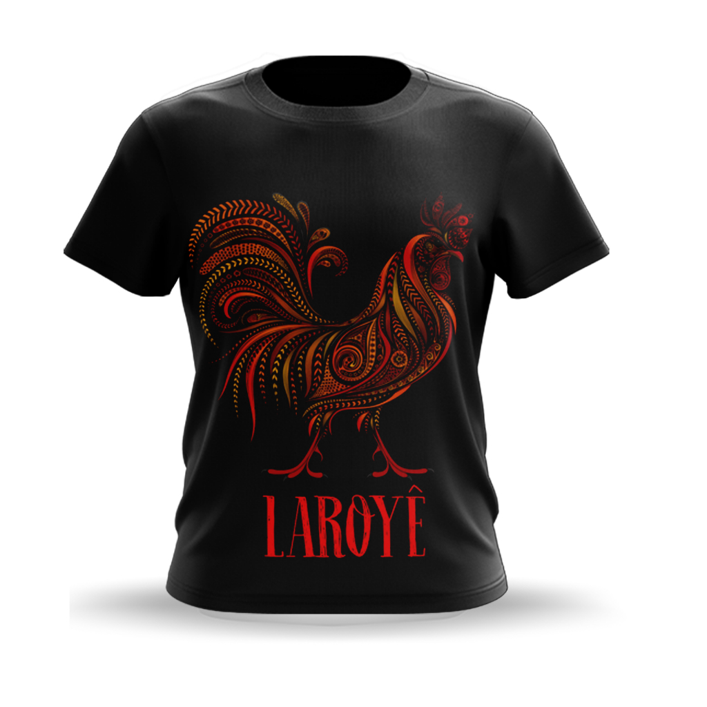 CAMISA LAROYE - UMBANDA & CANDOMBLÉ - TECIDO DRYFIT - SUBLIMADA - COD.077