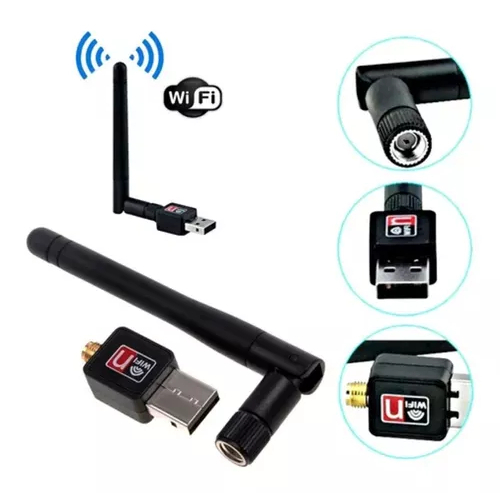 Adaptador Wi-Fi USB de 1200mbps - Conexão de Alta Velocidade e Estável em 2.4GHz