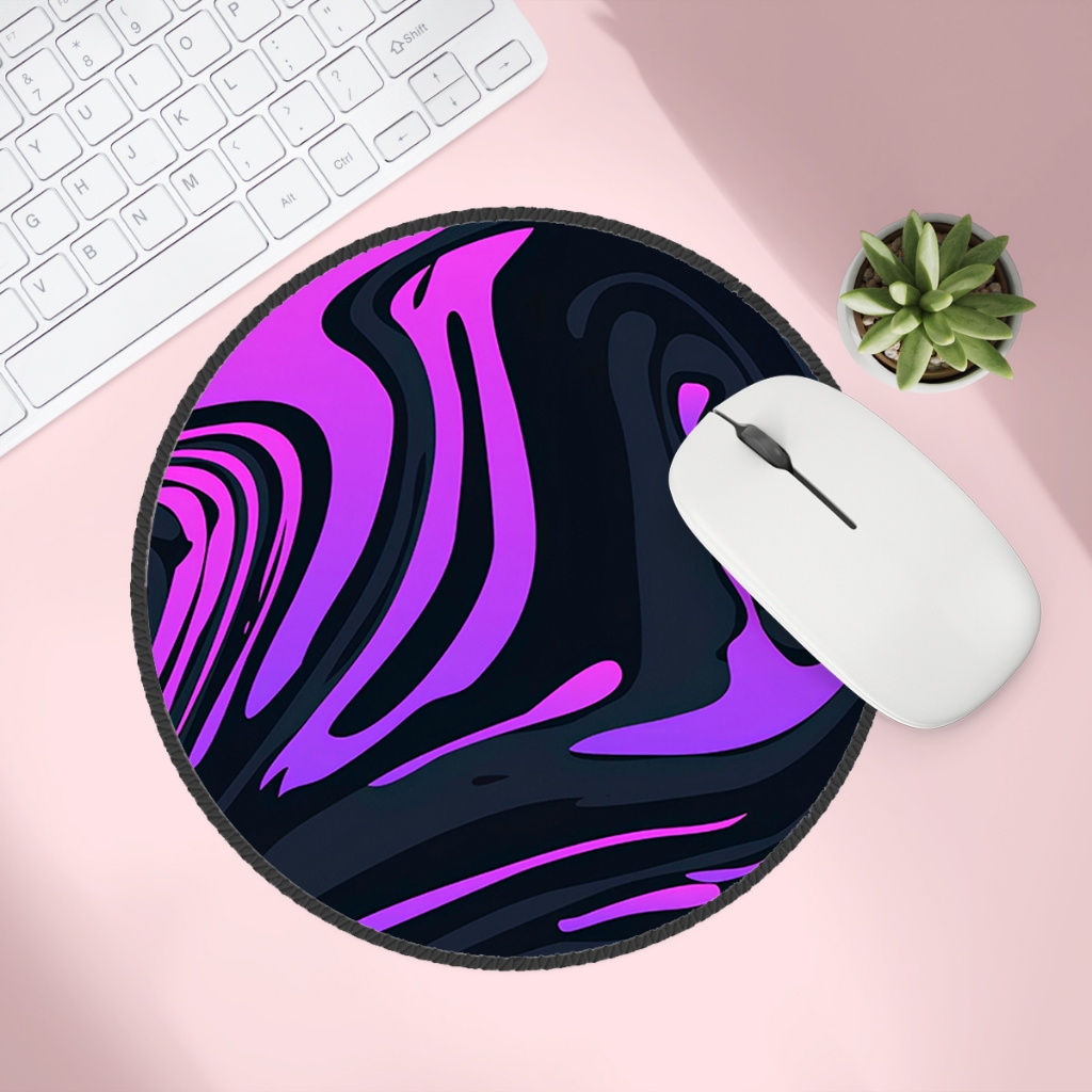 Mouse Pad Gamer Redondo 20x20cm Speed Estampa Abstrata Diversos Modelos