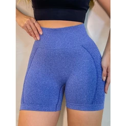 Short Academia Feminino Poliamida Empina Bumbum Fitness Esportivo Yoga 3RD SD839