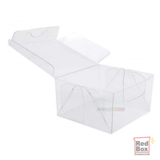 15 Caixas Acetato 10x10x5 Cm Transparente Tampa C/ Fecho em Oferta na Shopee