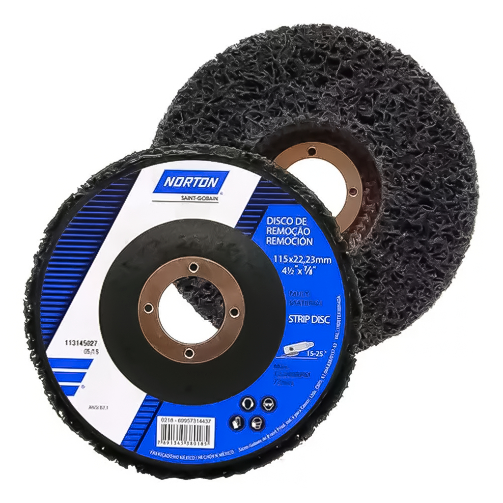 Disco De Desbaste Para Limpeza Remoção Tinta E Etc Strip Disc 115x22mm