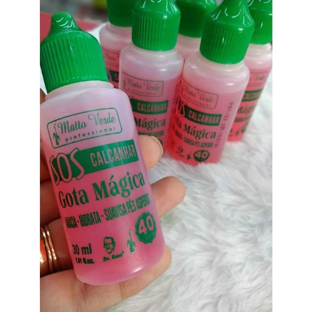 Kit 3  S.O.S Calcanhar Gotas Magicas 30ml cada - Matto Verde