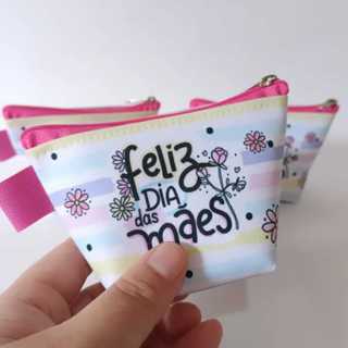 Porta Moeda Dia das Mães Personalizado Lembrancinha Brinde Empresa em Oferta na Shopee