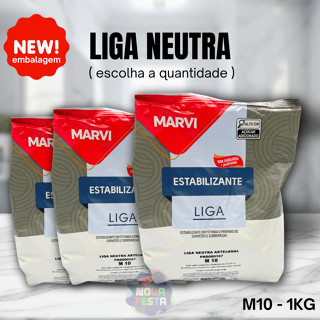 Kit Liga Neutra M10 Estabilizante P/sorvetes Bolo - Marvi