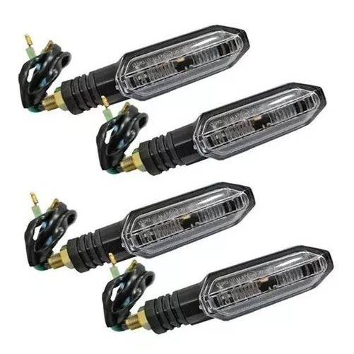 4 Pisca Seta Nxr Bros 150/160 Cg Titan Fan, Cbx,cb Xre de Led.