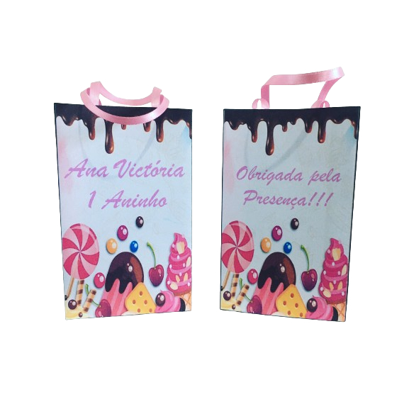 Sacolinha personalizada Doce 15 unidades