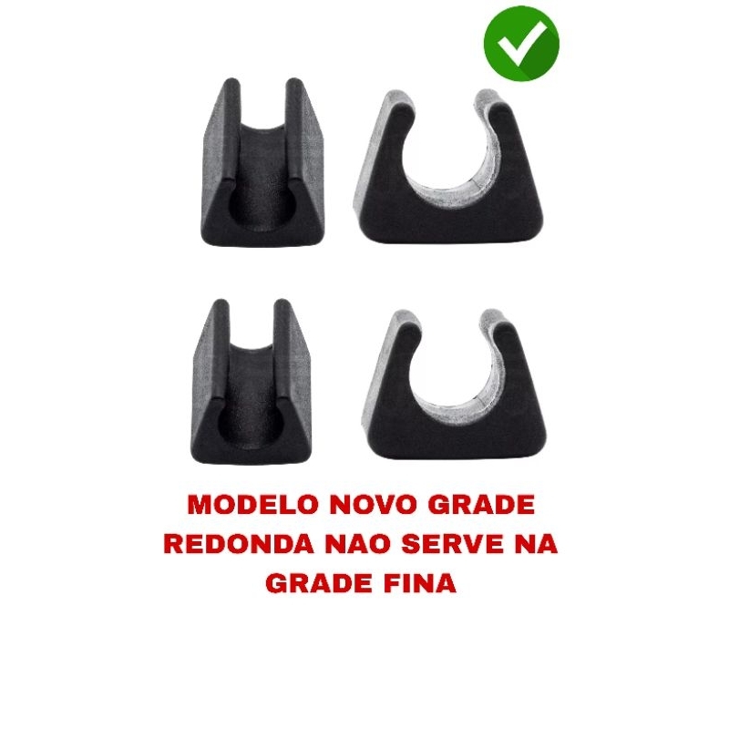 Imagem Suporte SILICONE para grelha Cooktop  Atlas, Philco, Brastemp, Consul, Continental outros grade redonda 20 unidades