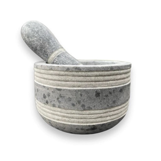 Almofariz + Socador pedra sabão em Oferta na Shopee