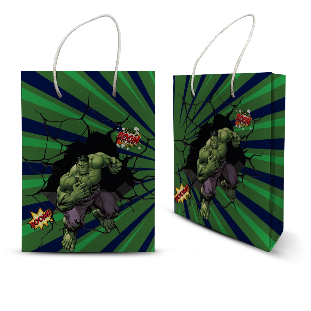 10 SACOLINHA SURPRESA HULK PERSONALIZADA LEMBRANCINHA DE FESTA
