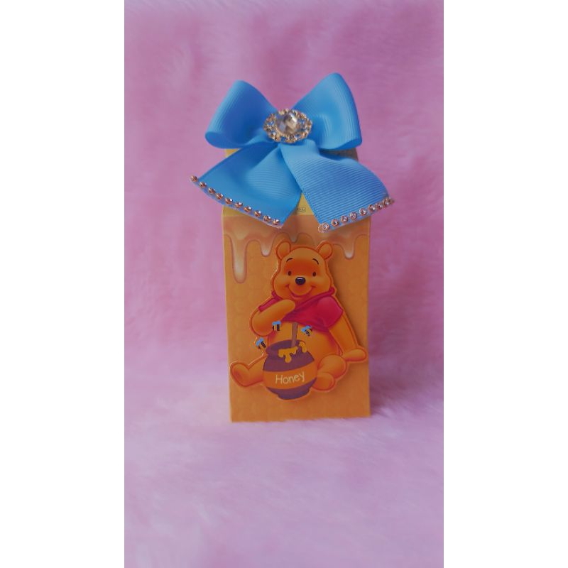 Caixa milk personalizada ursinho pooh/ lembrancinha de aniversário/ mimo de aniversário/10 caixas