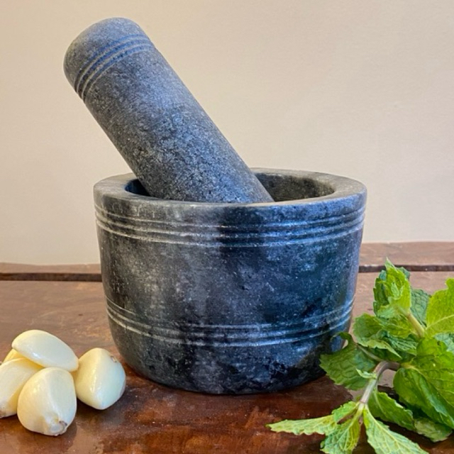 Pilão De Pedra Sabão Almofariz G Socador De Alho Ideal Para Macerar Ervas E Preparo De Caipirinhas em Oferta na Shopee