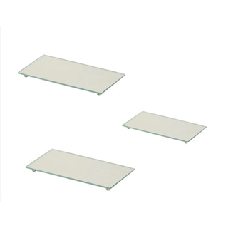 Kit 3 Bandeja Lavabo Espelhada 20x12cm + Pé Cromado Decoração De Casa em Oferta na Shopee