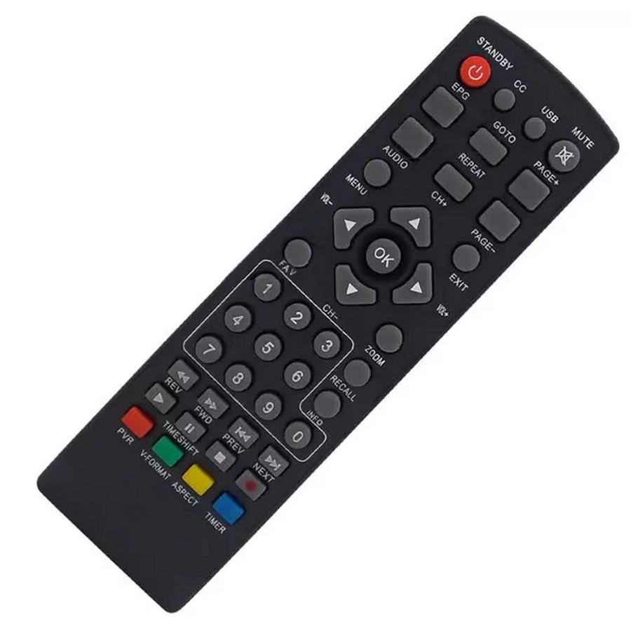 Controle Remoto Para Conversor Digital Lenoxx Rc-114/sb-615
