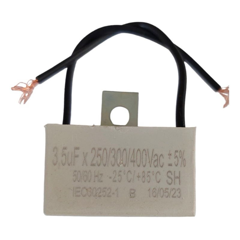 Capacitor CBB61 3,5uf 250/300/400vac Ventilador Arno E Ventisol.
