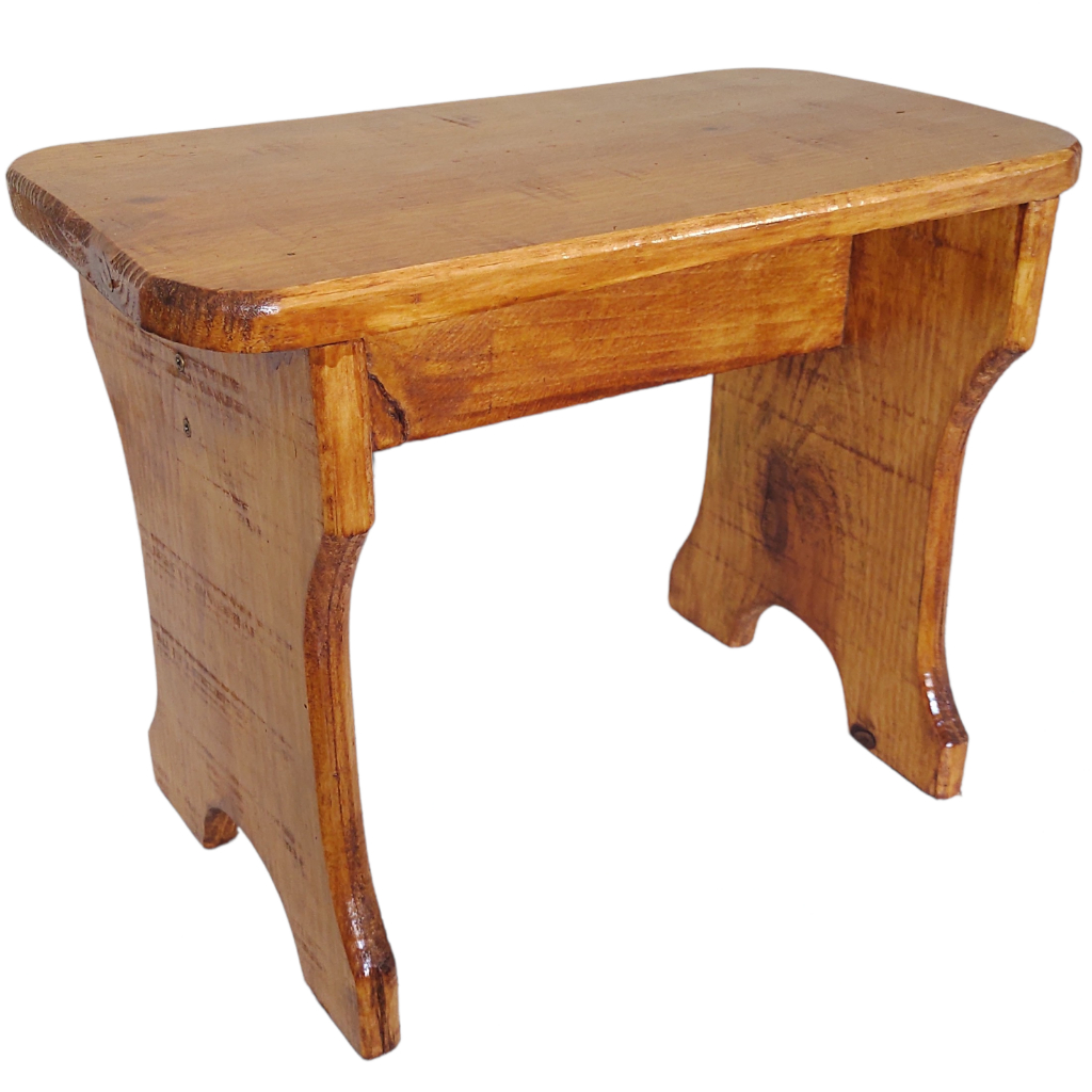 Banco Rustico Banquinho Madeira 45cm x 35 cm