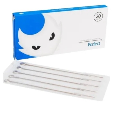 Agulhas tattoo PERFECT ELECTRIC INK 5unidades em Oferta na Shopee