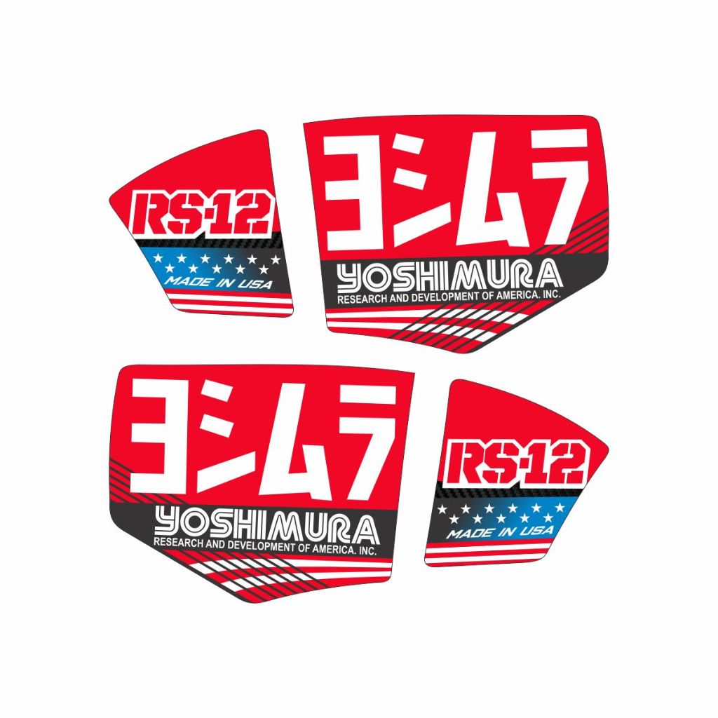 ADESIVO YOSHIMURA RS 12 PARA ESCAPAMENTOS CANO PONTEIRAS